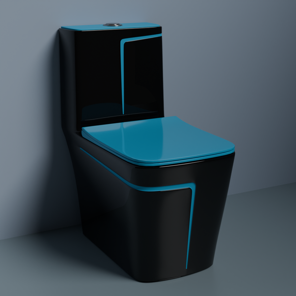 BRIZENTA Ceramic Western Washdown Color Commode For Bathroom with S Trap for Bathroom India (Copy)