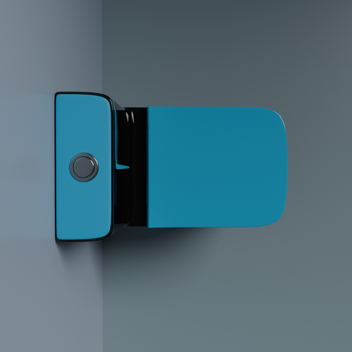 BRIZENTA Ceramic Western Washdown Color Commode For Bathroom with S Trap for Bathroom India (Copy)