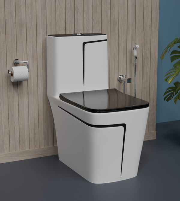 BRIZENTA Ceramic Western Washdown Color Commode For Bathroom with S Trap for Bathroom India (Copy) (Copy)