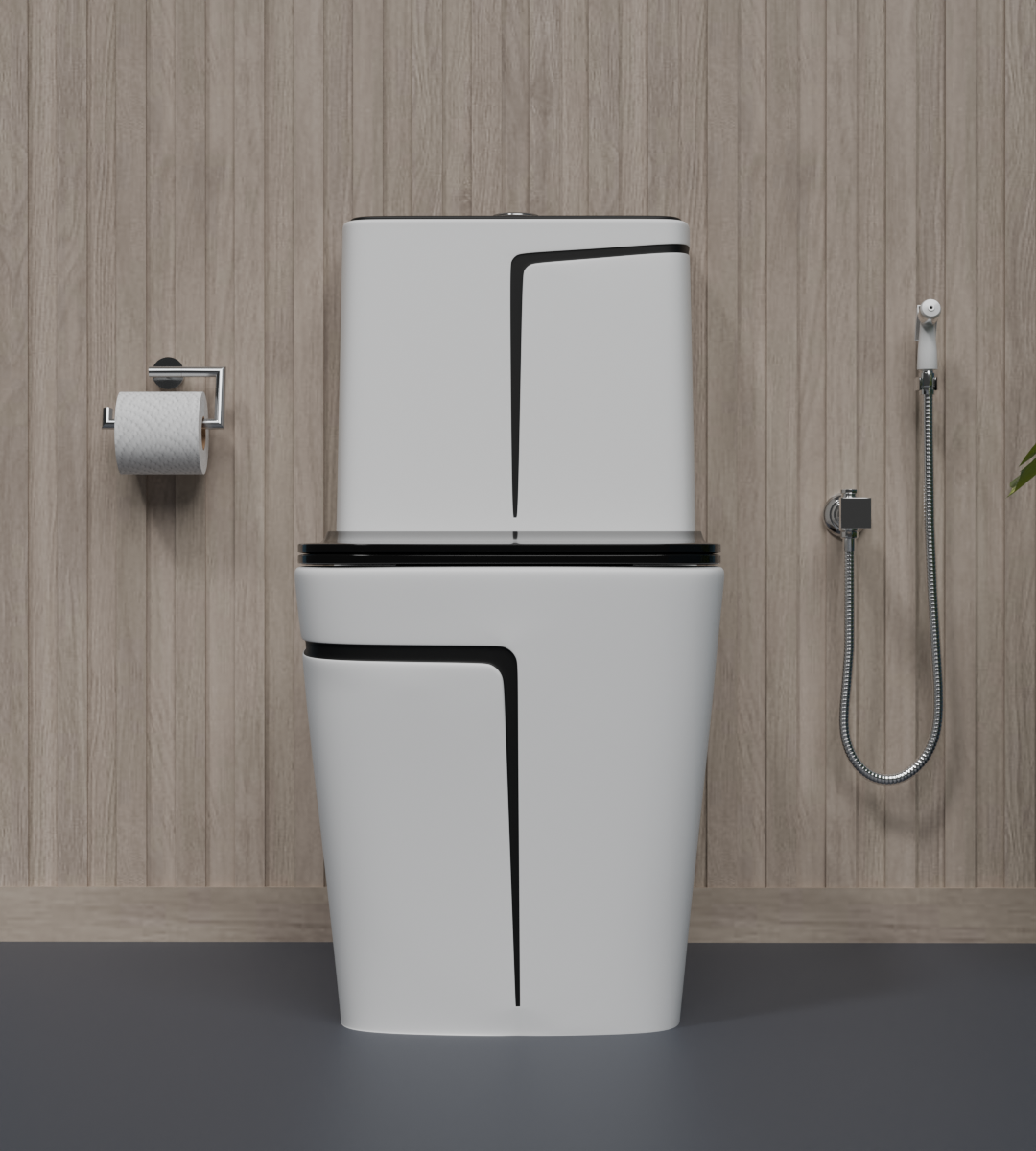 BRIZENTA Ceramic Western Washdown Color Commode For Bathroom with S Trap for Bathroom India (Copy) (Copy)