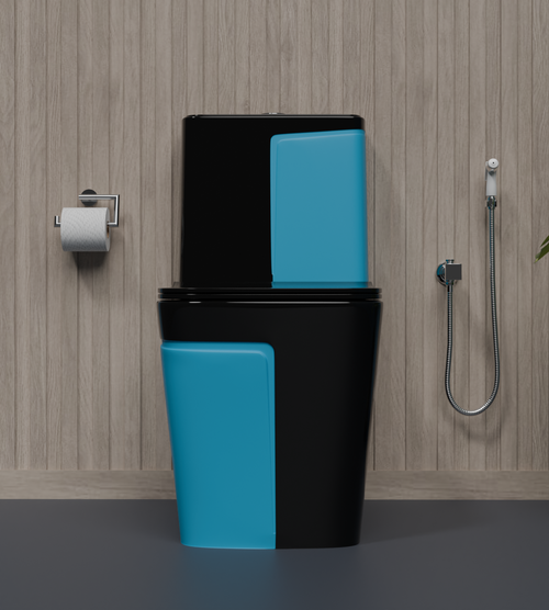 BRIZENTA Ceramic Western Washdown Color Commode For Bathroom with S Trap for Bathroom India (Copy) (Copy) (Copy)