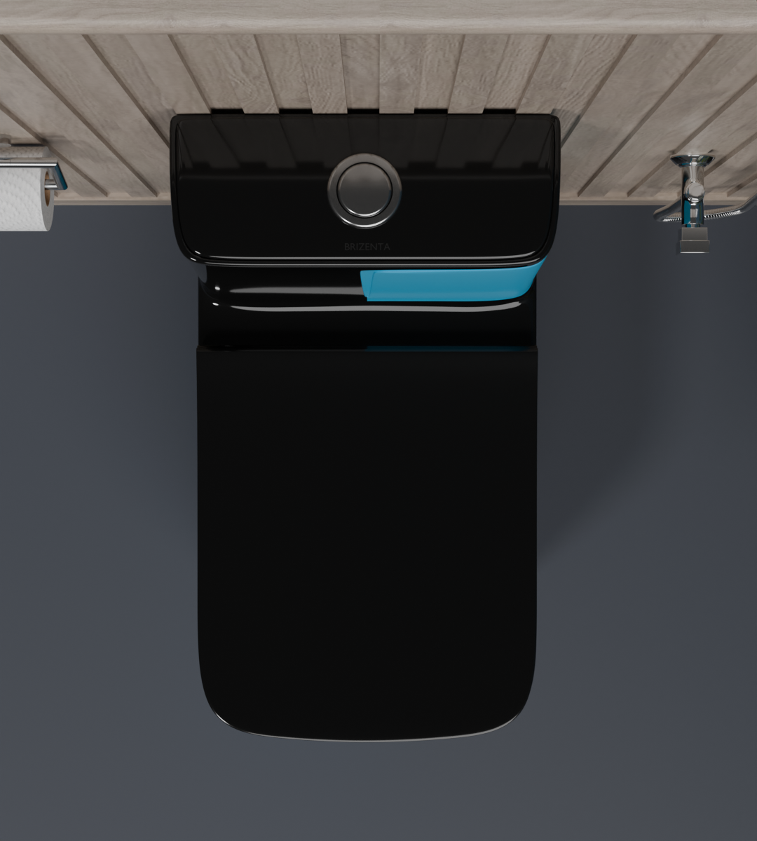 BRIZENTA Ceramic Western Washdown Color Commode For Bathroom with S Trap for Bathroom India (Copy) (Copy) (Copy)