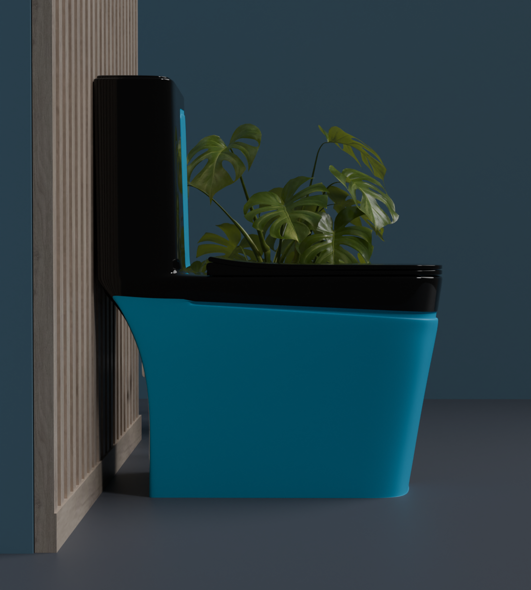 BRIZENTA Ceramic Western Washdown Color Commode For Bathroom with S Trap for Bathroom India (Copy) (Copy) (Copy)