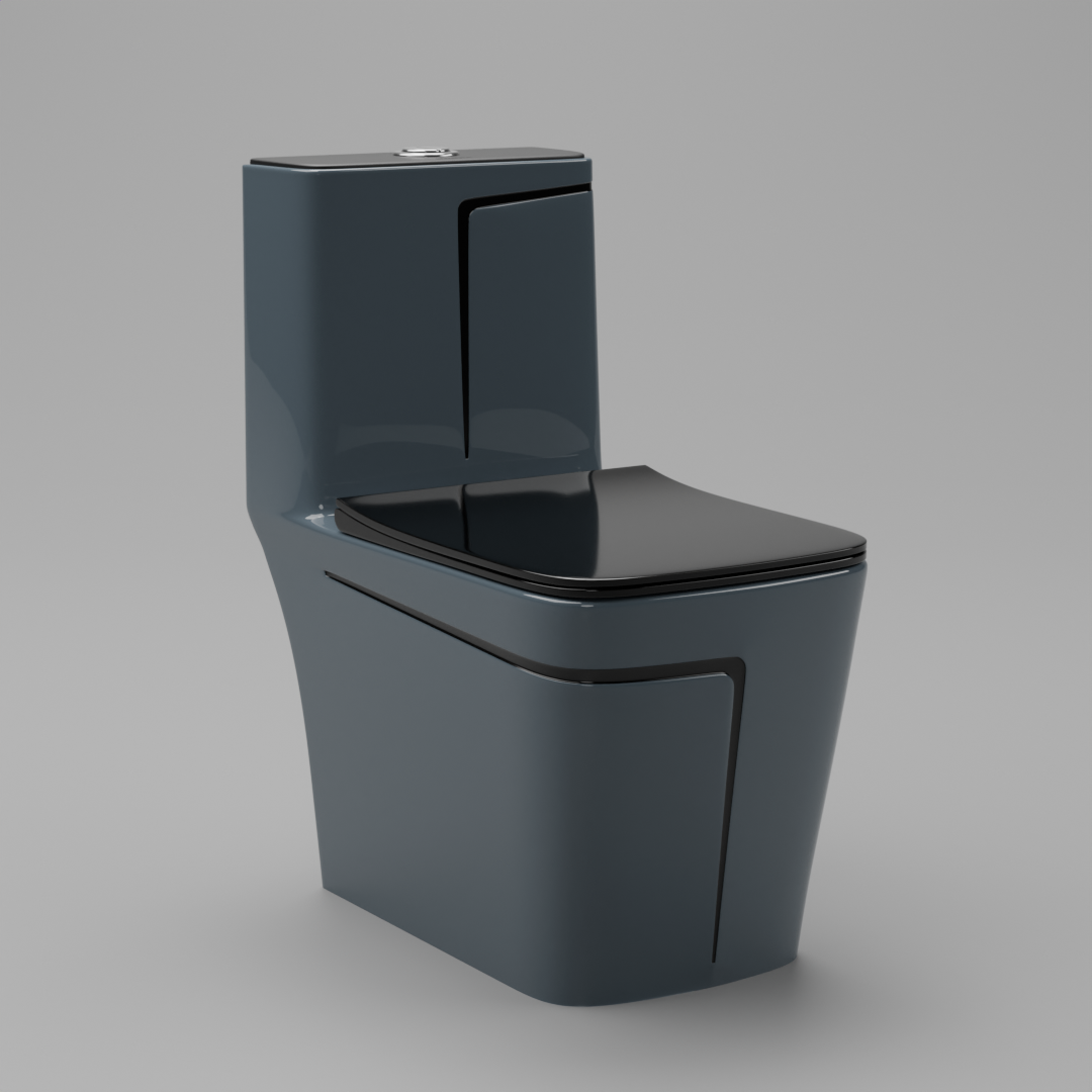 BRIZENTA Ceramic Western Washdown Color Commode For Bathroom with S Trap for Bathroom India (Copy) (Copy) (Copy) (Copy) (Copy)