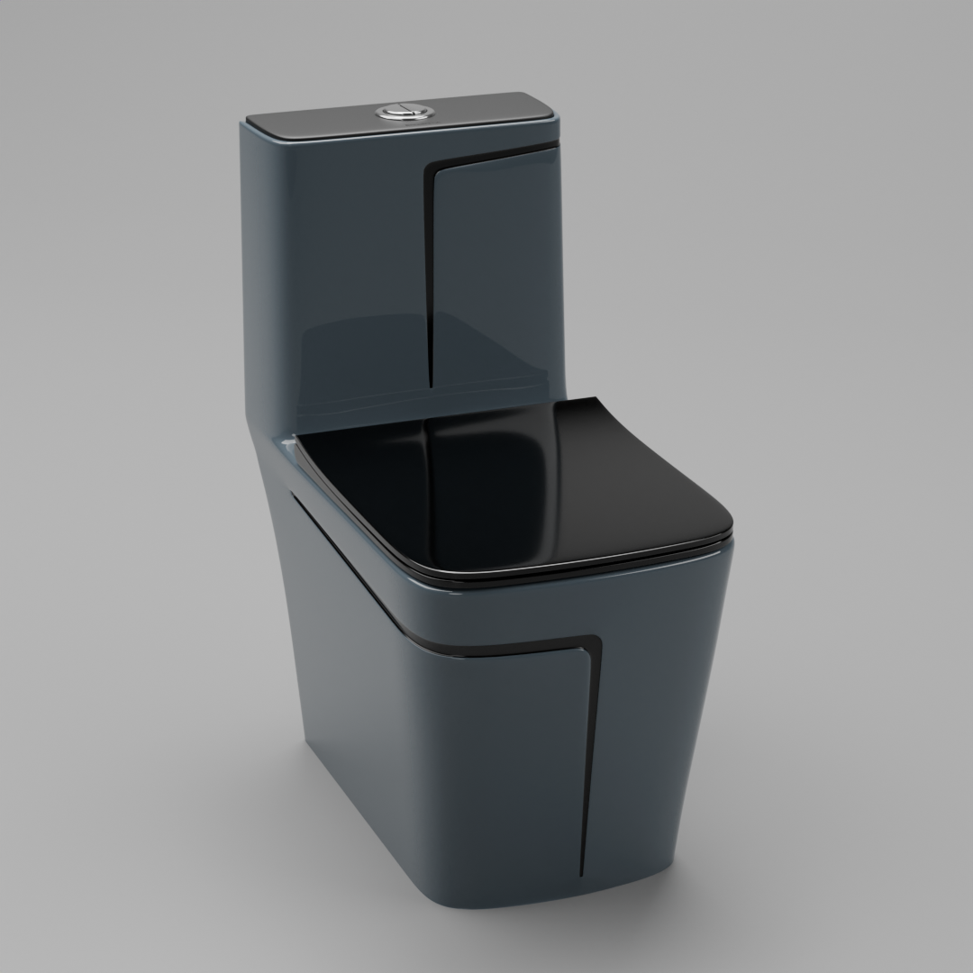 BRIZENTA Ceramic Western Washdown Color Commode For Bathroom with S Trap for Bathroom India (Copy) (Copy) (Copy) (Copy) (Copy)