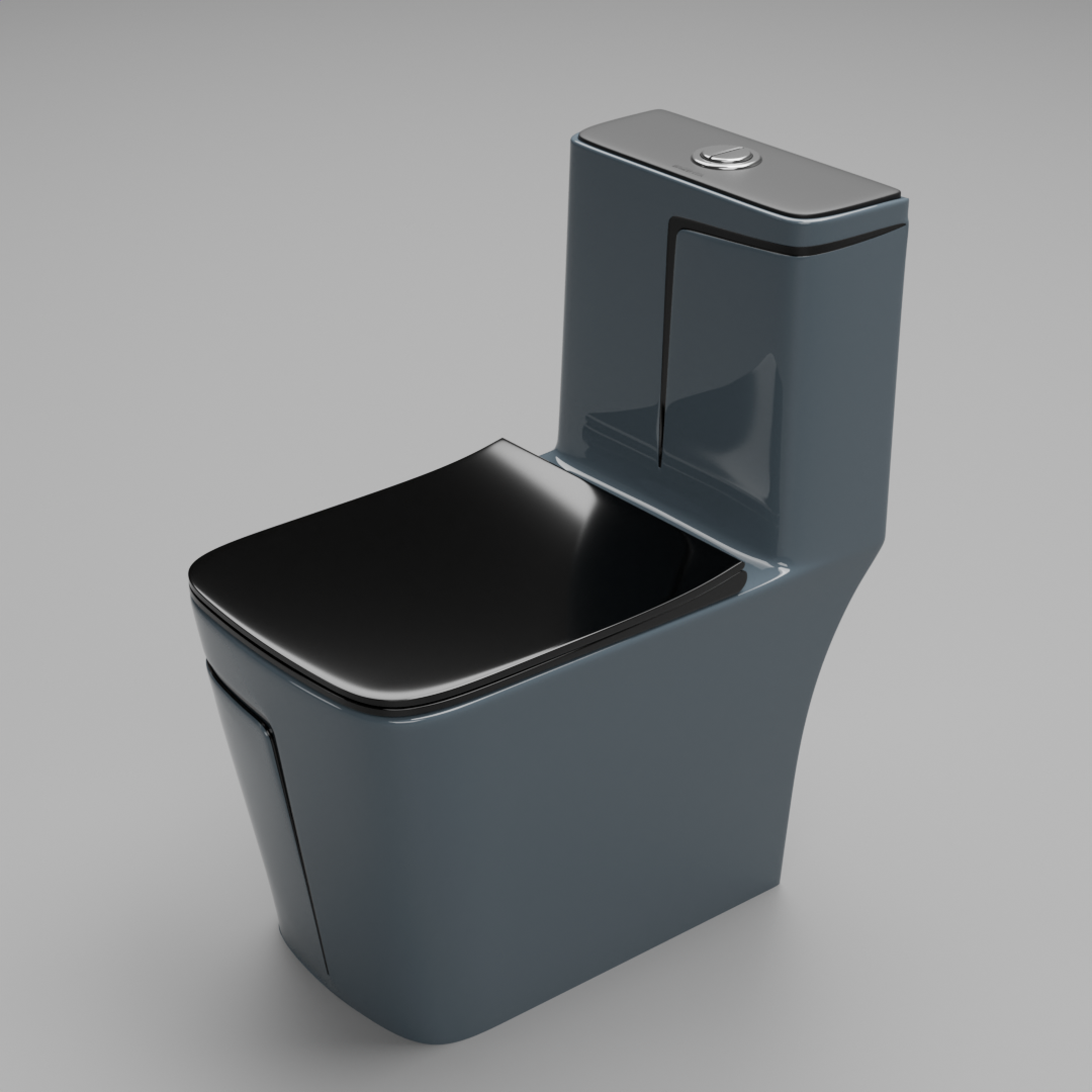 BRIZENTA Ceramic Western Washdown Color Commode For Bathroom with S Trap for Bathroom India (Copy) (Copy) (Copy) (Copy) (Copy)