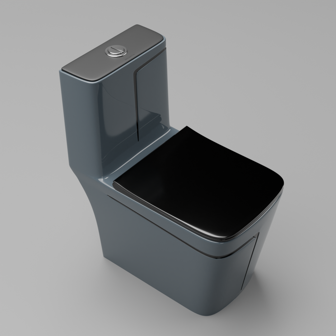 BRIZENTA Ceramic Western Washdown Color Commode For Bathroom with S Trap for Bathroom India (Copy) (Copy) (Copy) (Copy) (Copy)