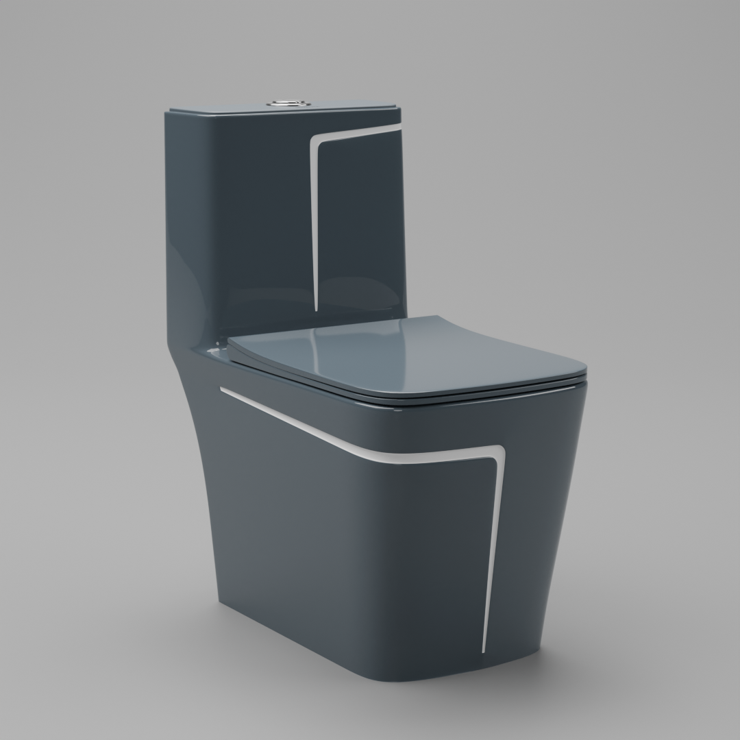 BRIZENTA Ceramic Western Washdown Color Commode For Bathroom with S Trap for Bathroom India (Copy) (Copy) (Copy) (Copy) (Copy) (Copy)