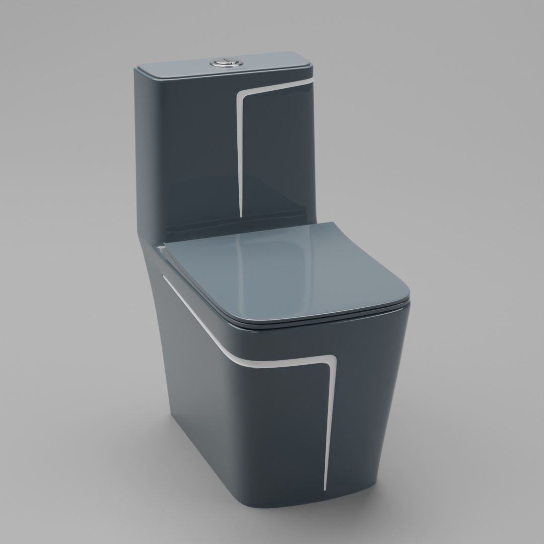 BRIZENTA Ceramic Western Washdown Color Commode For Bathroom with S Trap for Bathroom India (Copy) (Copy) (Copy) (Copy) (Copy) (Copy)